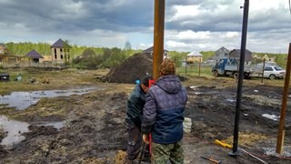 Заказать монтаж винтовых свай в Кронштадт - цена под ключ с доставкой от 1883 шт