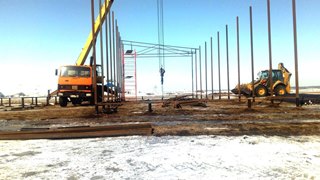 Аренда экскаватора погрузчика с ямобуром в Кронштадт цена от 1569 руб